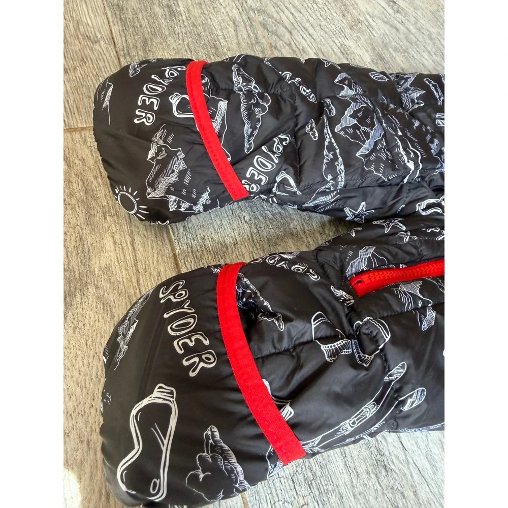 Spyder Snowsuit 9 - 12 Months Doodle Print Bunting 12M Boys Baby Hooded Sherpa